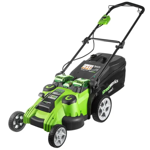 Газонокосилка аккумуляторная Greenworks 49 см 40V G40LM49DB TwinForce 2500207, без АКБ и ЗУ